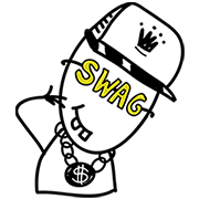 SWAG Sticker for LINE WhatsApp Android iPhone iOS