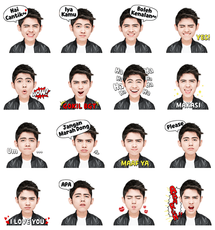 aliando sticker for line whatsapp telegram android