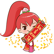 Happy Chinese New Year Sticker for LINE WhatsApp 