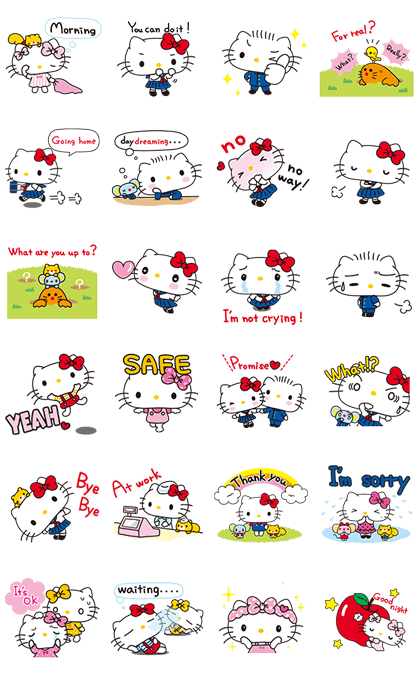 Hello Kitty + Animated Stickers + Pop Up – LINE Stickers