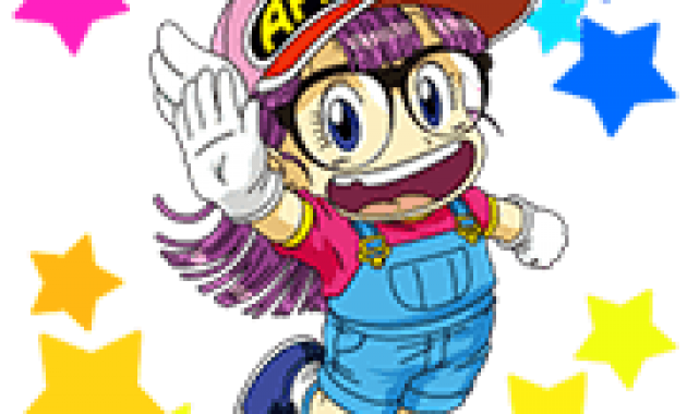 Dr. Slump -Arale- Animated Sticker for LINE WhatsApp 