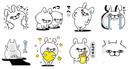 Rabbit 100% x C Channel – LINE Stickers