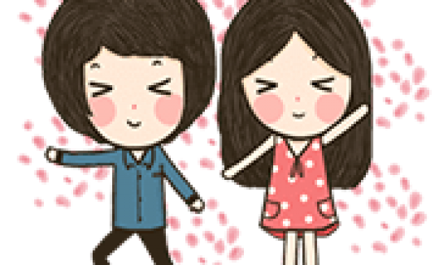 Huatoh Gabelle Lovely Couple Sticker for LINE 