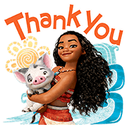 Moana - LINE Stickers for Android iPhone etc.