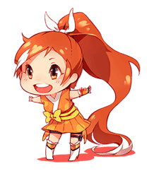 Crunchyroll-Hime Sticker for LINE WhatsApp Android 