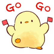 Soft and cute chick2 (animation) Sticker for LINE & WhatsApp | ZIP: GIF & PNG