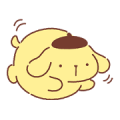 Pompompurin's Chowtime LINE WhatsApp Sticker GIF PNG