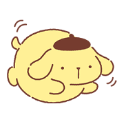 Pompompurin's Chowtime LINE WhatsApp Sticker GIF PNG