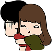 Aida & KiKi Sticker for LINE & WhatsApp | ZIP: GIF & PNG