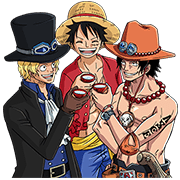 ONE PIECE THIRD SERIES Sticker for LINE & WhatsApp | ZIP: GIF & PNG