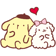 Pompompurin And Friends LINE WhatsApp Sticker GIF PNG