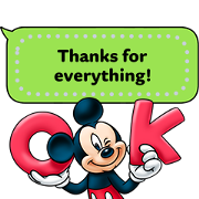 Mickey And Friends Message Stickers Sticker For Line Whatsapp Telegram Android Iphone Ios