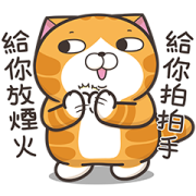 Lan Lan Cat Effect Stickers Part 1 Sticker For Line Whatsapp Telegram Android Iphone Ios