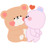 Pana Bear and Friends! Sticker for LINE & WhatsApp | ZIP: GIF & PNG