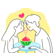 Minimal G Love Leys Sticker for LINE & WhatsApp | ZIP: GIF & PNG