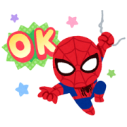 Spider-Man by Takashi Mifune Sticker for LINE, WhatsApp, Telegram —  Android, iPhone iOS