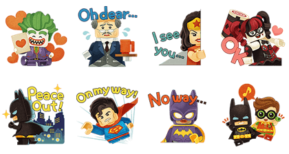 Bubble2 & The LEGO® BATMAN Movie Sticker for LINE, WhatsApp, Telegram —  Android, iPhone iOS