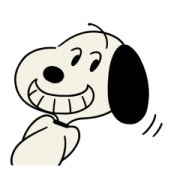 Animated Snoopy Retro Stickers LINE WhatsApp Sticker GIF PNG