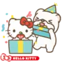 Hello Kitty 50th x Hi John LINE WhatsApp Sticker GIF PNG