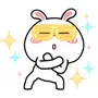 HyperRabbit: Splash!! LINE WhatsApp Sticker GIF PNG