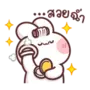 Bunny Huto LINE WhatsApp Sticker GIF PNG