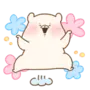 Friend is a bear (Too Animated) LINE WhatsApp Sticker GIF PNG