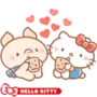 Hello Kitty 50th x Bread Tree LINE WhatsApp Sticker GIF PNG