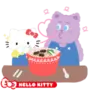 Hello Kitty 50th x JENNYHUA LINE WhatsApp Sticker GIF PNG