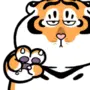 Alexander the Fat Tiger: Daily Life LINE WhatsApp Sticker GIF PNG