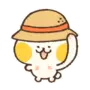 bun(& baby bun) Summer Outing LINE WhatsApp Sticker GIF PNG