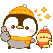 penpen & Long-tailed Tit Cozy Winter